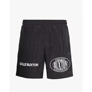 Cole Buxton × Daniel Simmons double logo mesh lounge workout shorts mens size m